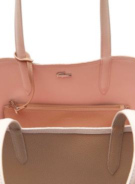 Bolso Lacoste Anna Reversible Rosa para Mujer