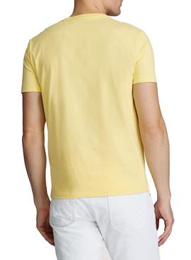 Camiseta Polo Ralph Lauren Slim Amarilla Hombre