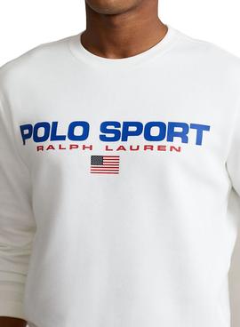 Polo Ralph Sport Blanca Hombre