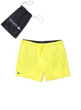 Bañador Lacoste MH6270 Amarillo para Hombre