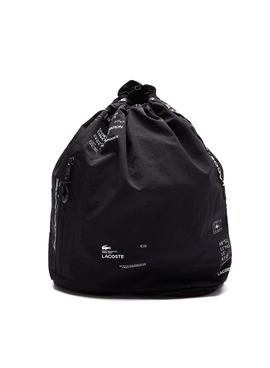 Mochila Lacoste Plegable Negra para Hombre y Mujer