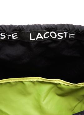 Mochila Lacoste Plegable Negra para Hombre y Mujer