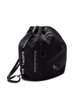 Mochila Lacoste Plegable Negra para Hombre y Mujer