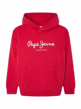 Sudadera Pepe Jeans Georgie Roja para Niño