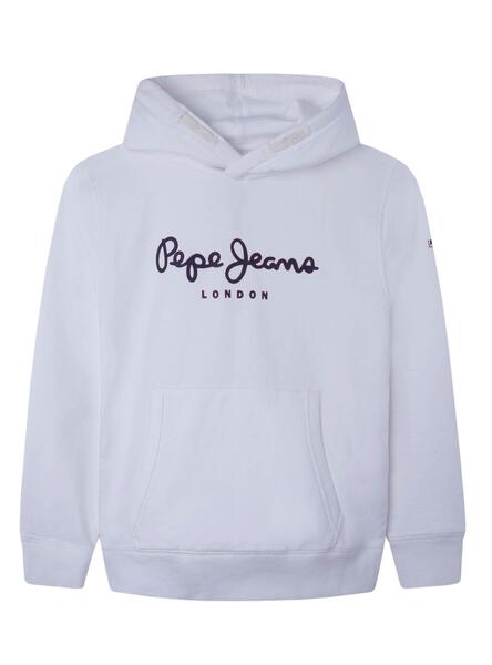 Sudadera Pepe Jeans Georgie Blanca para Ni o