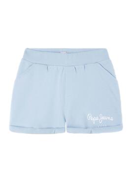 Short Pepe Jeans Rosemery Azul para Niña