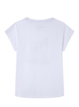 Camiseta Pepe Jeans Kaela Blanca para Niña