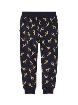 Pantalon Chandal Name It Dennis Light Marino Niño 