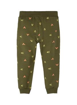 Pantalon Chandal Name It Dennis Light Verde Niño