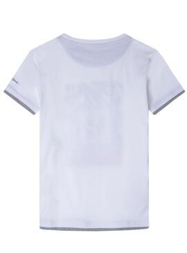 Camiseta Pepe Jeans Cannon Blanca para Niño