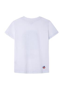 Camiseta Pepe Jeans Clarence Blanca para Niño