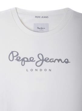 Sudadera Pepe Jeans Adam Blanca para Niño