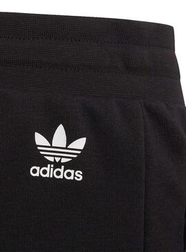 Bermuda Adidas Adicolor Trefoil Negra para Kids