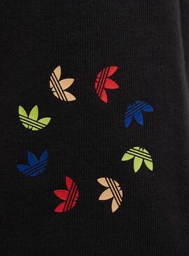 Bermuda Adidas Adicolor Trefoil Negra para Kids