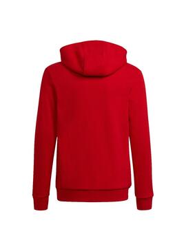 Sudadera AdidasTrefoil Circular Roja para Niña