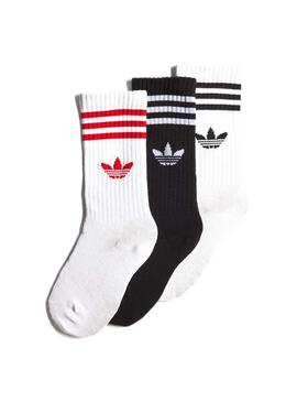 Pack 3 Calcetines Adidas Crew Multi para Kids