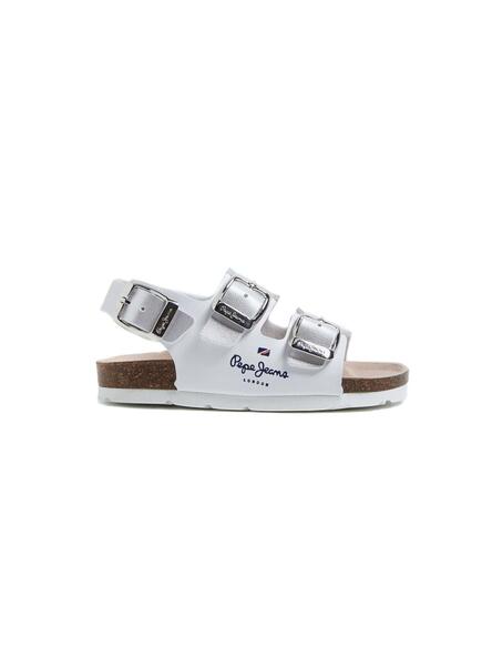 Sandalias Pepe Jeans Blancas para Niña