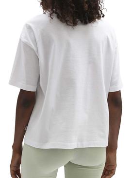 Camiseta Vans Flow Rina Blanca para Mujer