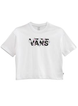 Camiseta Vans Flow Rina Blanca para Mujer