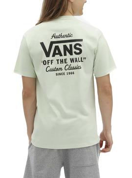 Camiseta Vans Holder Classic Verde para Hombre