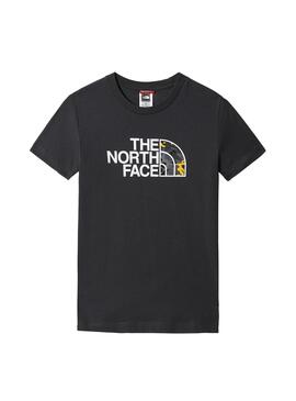 Camiseta The North Face Easy Negra para Kids