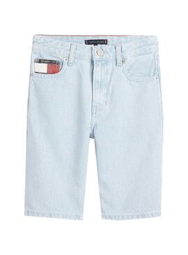 Bermuda Tommy Hilfiger Modern Straight Azul Niño