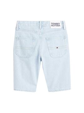 Bermuda Tommy Hilfiger Modern Straight Azul Niño