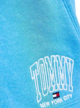 Short Tommy Hilfiger Bold Varsity Azul para Niña