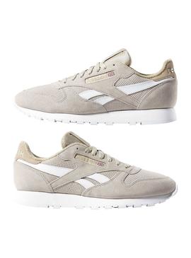 Zapatillas Reebok Classic Leather MU Beige Hombre