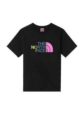 Camiseta The North Face Easy Negra Multi para Niña
