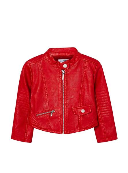 Cazadora Mayoral Polipiel Rojo
