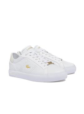 Zapatillas Lacoste Powercourt 2.0 Blancas Mujer