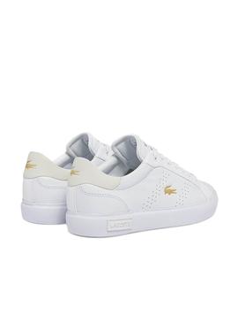 Zapatillas Lacoste Powercourt 2.0 Blancas Mujer