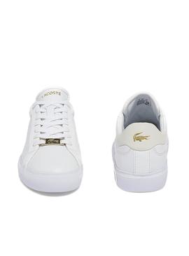 Zapatillas Lacoste Powercourt 2.0 Blancas Mujer