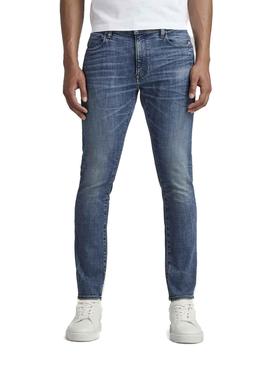 Pantalon Vaquero G-Star Lancet Skinny Azul Hombre