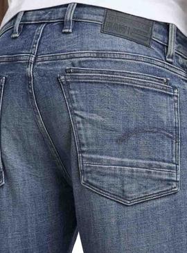 Pantalon Vaquero G-Star Lancet Skinny Azul Hombre