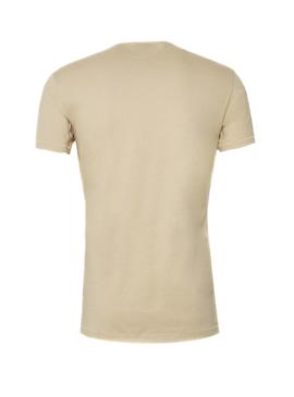 Camiseta Calvin Klein Seasonal Monogram Beige