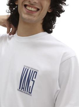 Camiseta Vans Type Stretch Blanca para Hombre
