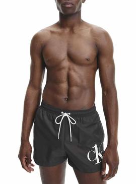 Bañador Calvin Klein Drawstring Negro para Hombre