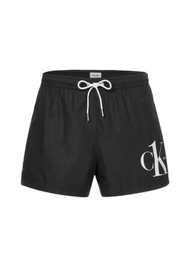 Bañador Calvin Klein Drawstring Negro para Hombre