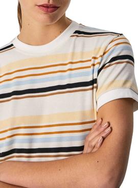 Camiseta Pepe Jeans Carrie Rayas Multi para Mujer