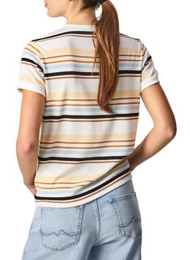 Camiseta Pepe Jeans Carrie Rayas Multi para Mujer