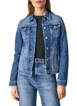 Cazadora Vaquera Pepe Jeans Thrift Azul para Mujer