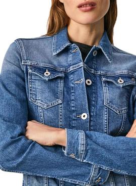 Cazadora Vaquera Pepe Jeans Thrift Azul para Mujer