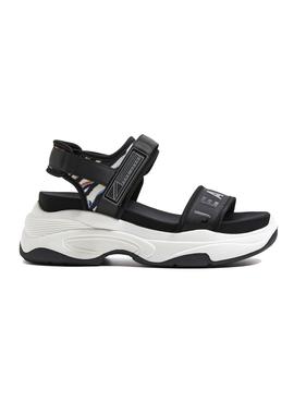 Sandalias Pepe Jeans Grub Zebra Negras para Mujer