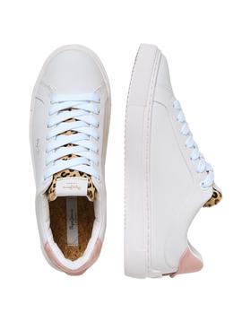 Zapatillas Pepe Jeans Adams Riga Blancas Mujer