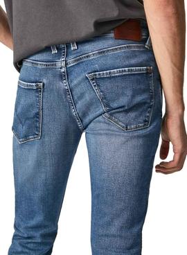 Pantalon Vaquero Pepe Jeans Finsbury Azul Hombre