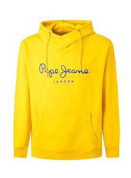 Sudadera Pepe Jeans George Hoodie Amarilla Hombre