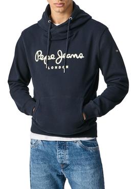 Sudadera Pepe Jeans George Hoodie Marino Hombre