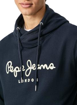 Sudadera Pepe Jeans George Hoodie Marino Hombre